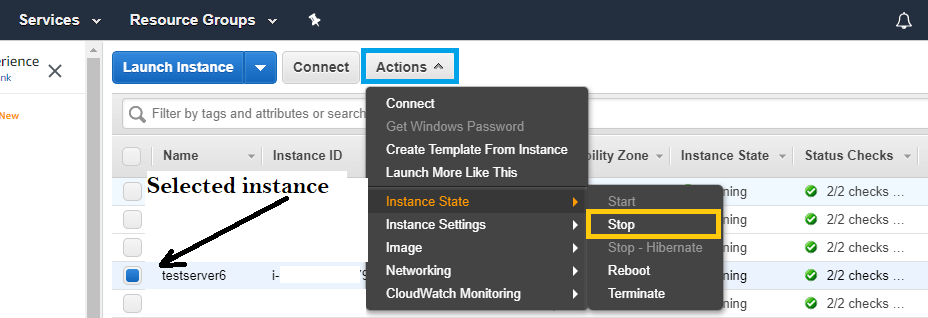 How to scale EC2 instance